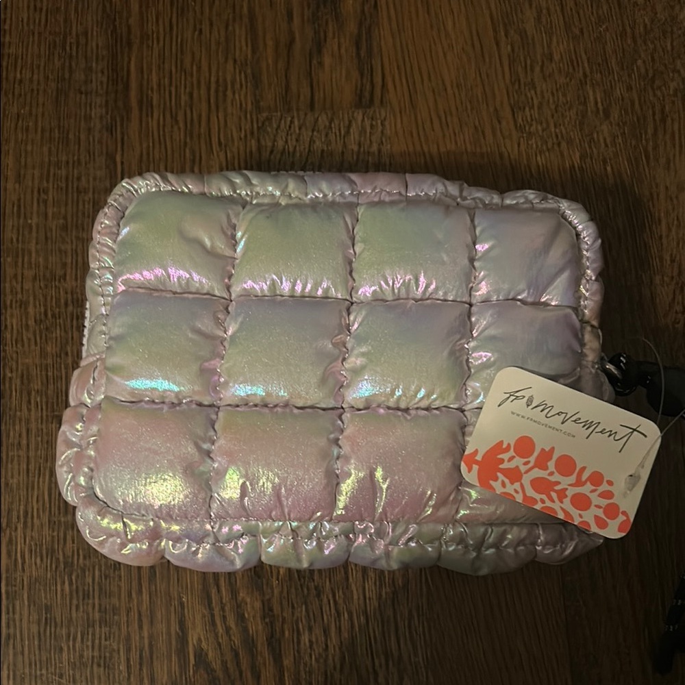 Iridescent Quilted Pouch